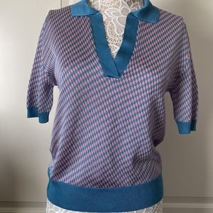 Zara Knit blue Pink Size S